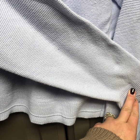 Like new lululemon Nurture & Nature periwinkle lulu sweater - Picture 5 of 8